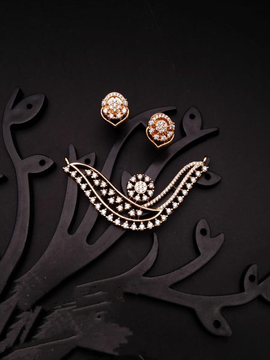 MANGALSUTRA PENDANT IN AD STYLE | DESIGN - 42124
