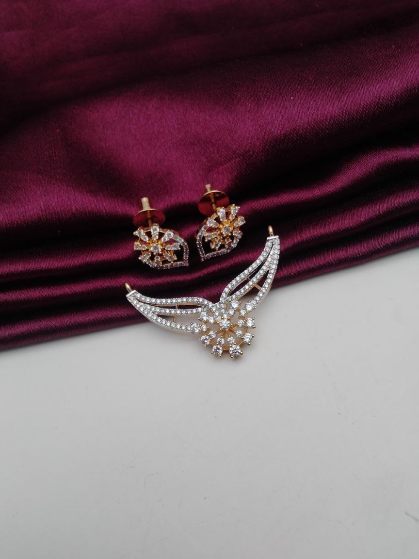 MANGALSUTRA PENDANT IN AD STYLE | DESIGN - 42147