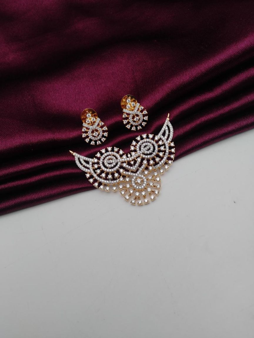 MANGALSUTRA PENDANT IN AD STYLE | DESIGN - 42153