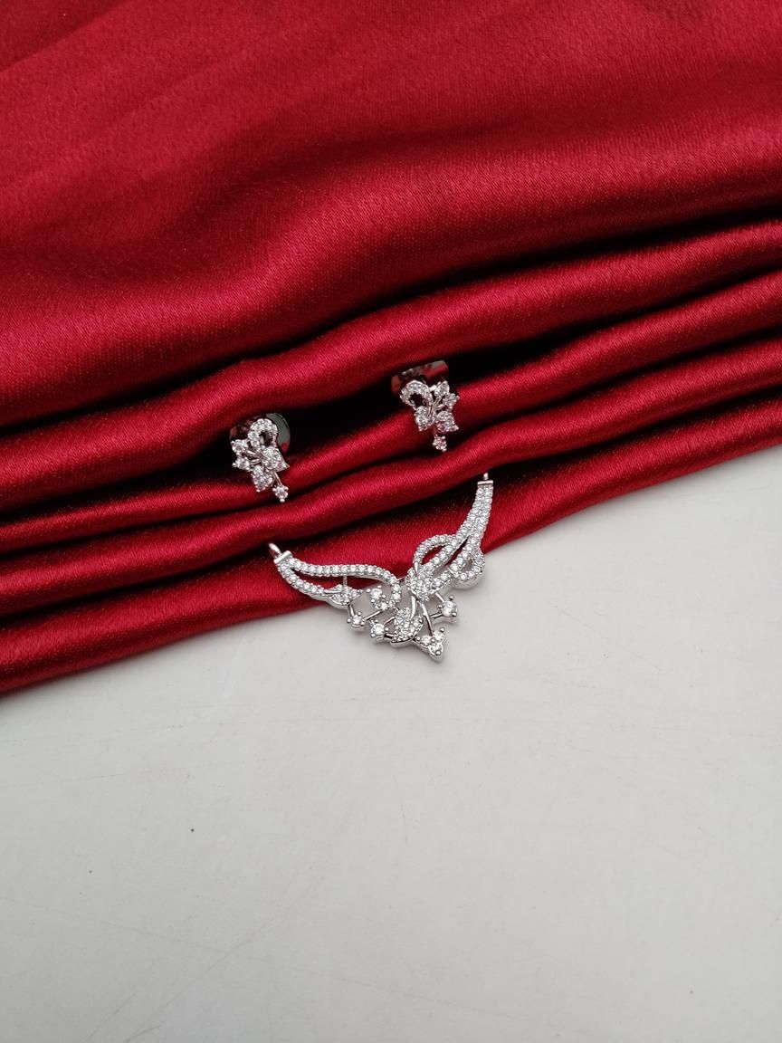 MANGALSUTRA PENDANT IN AD STYLE | DESIGN - 42156