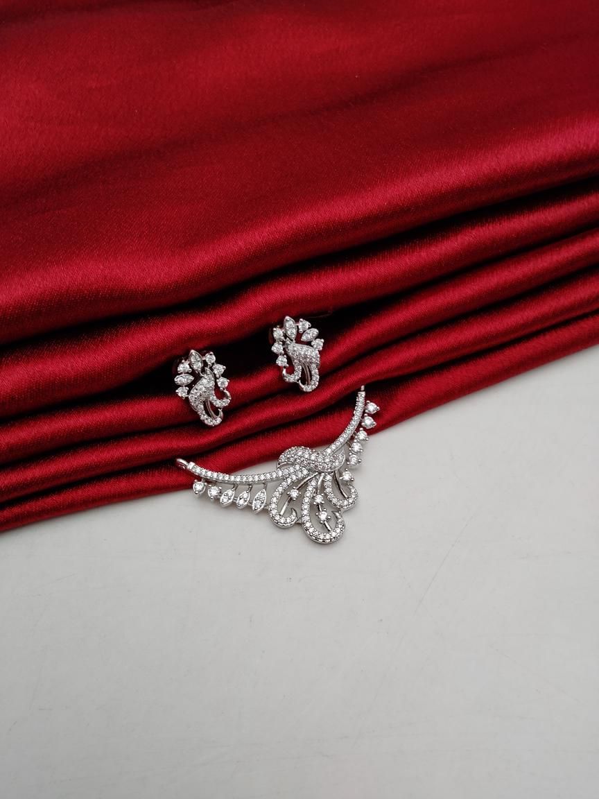 MANGALSUTRA PENDANT IN AD STYLE | DESIGN - 42163