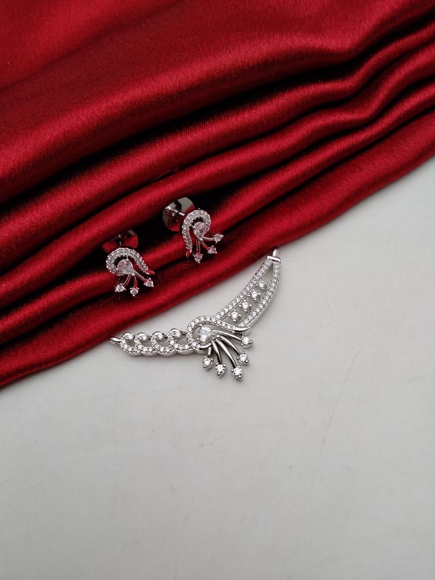 MANGALSUTRA PENDANT IN AD STYLE | DESIGN - 42174