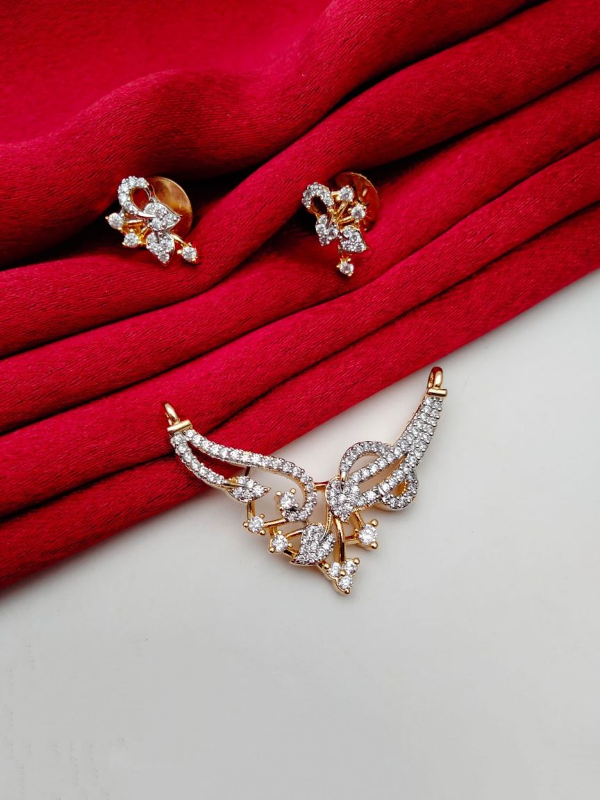 MANGALSUTRA IN AD STYLE | DESIGN - 76509