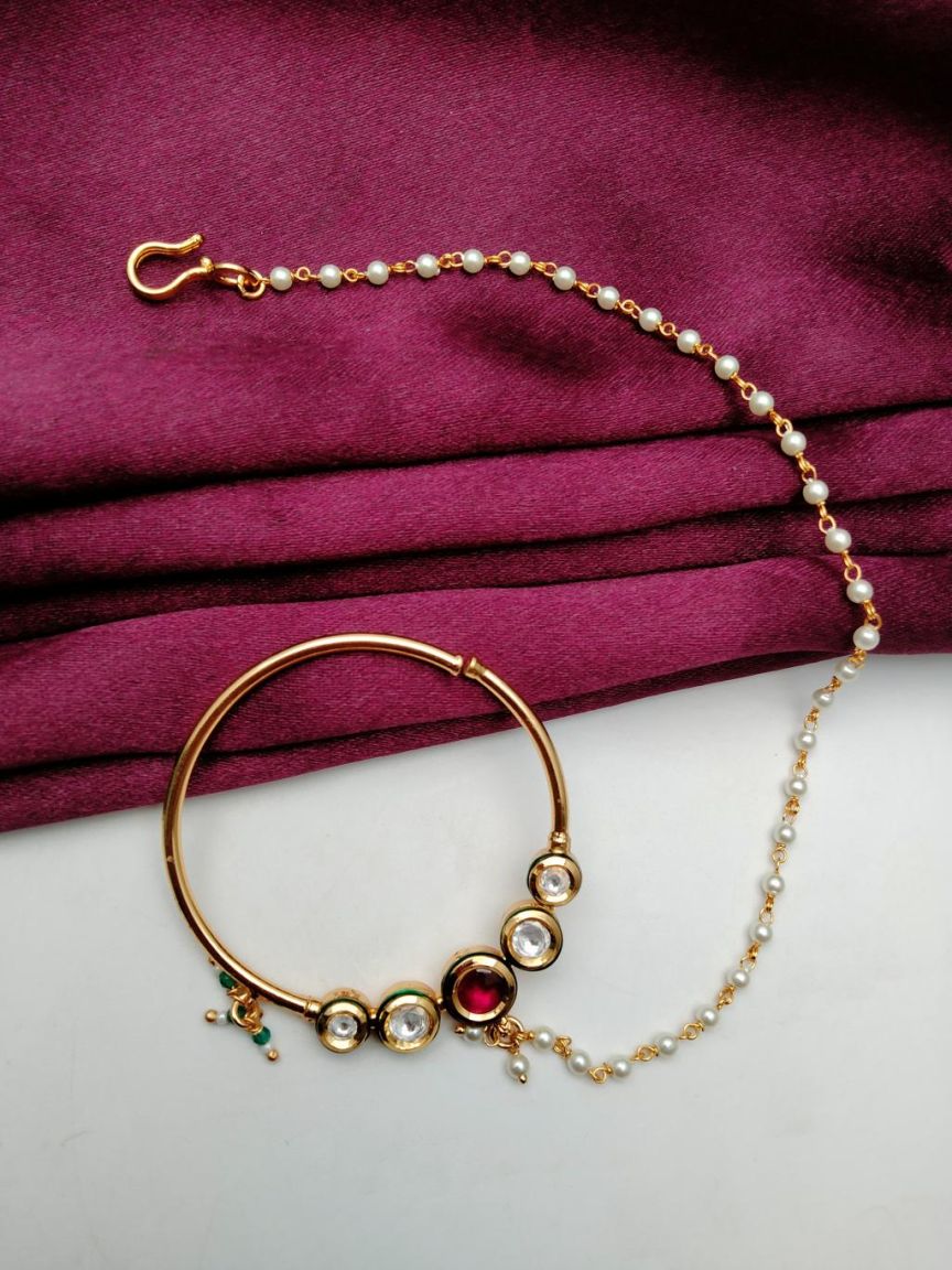 kundan-nose_ring(nath)-NRK23036RGRGD