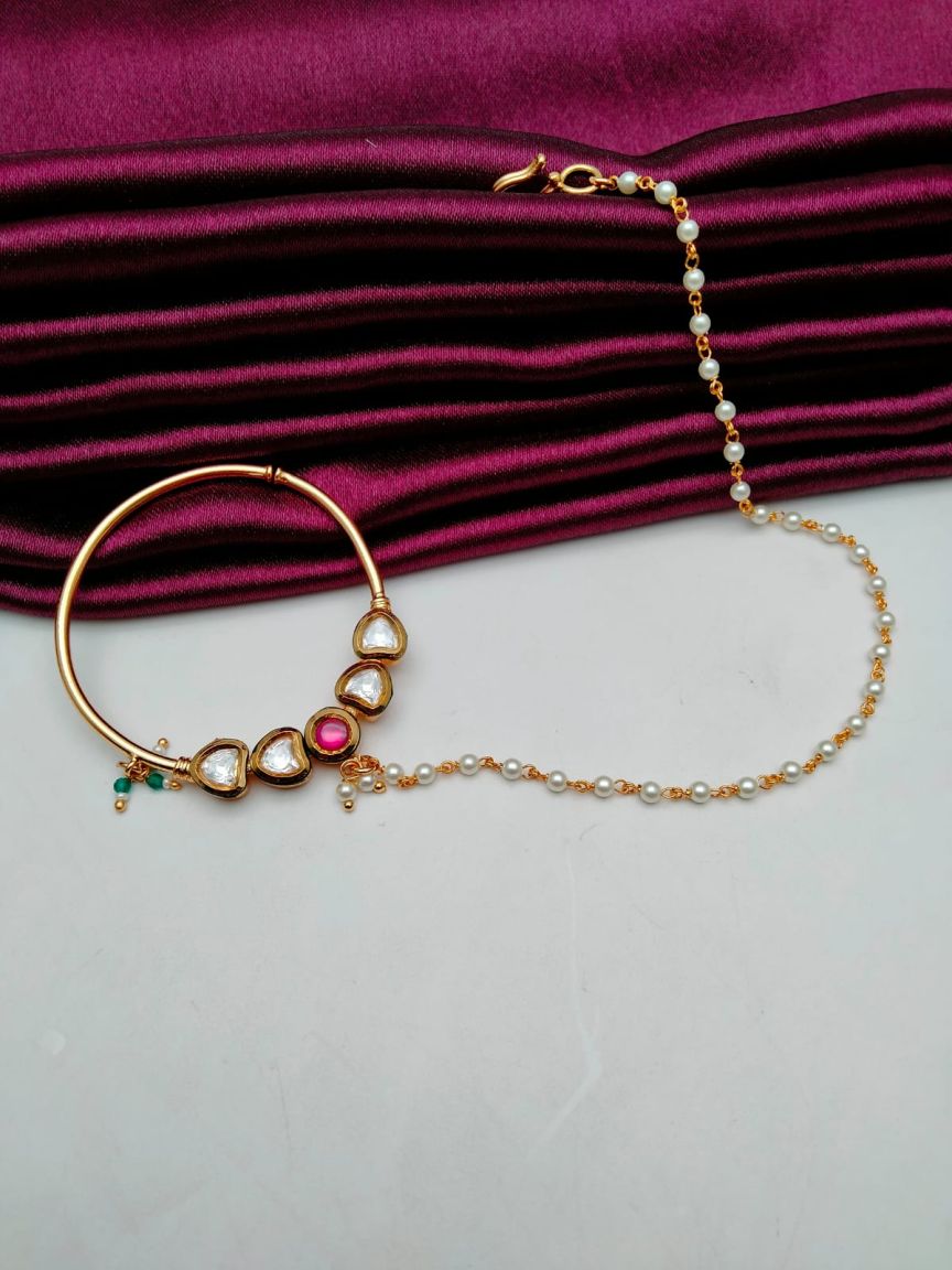 kundan-nose_ring(nath)-NRK23037RGRGD