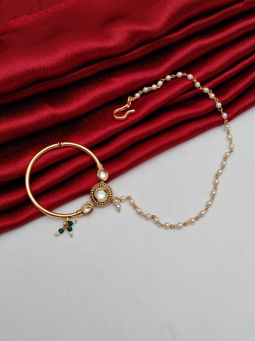 kundan-nose_ring(nath)-NRK23046GRGD