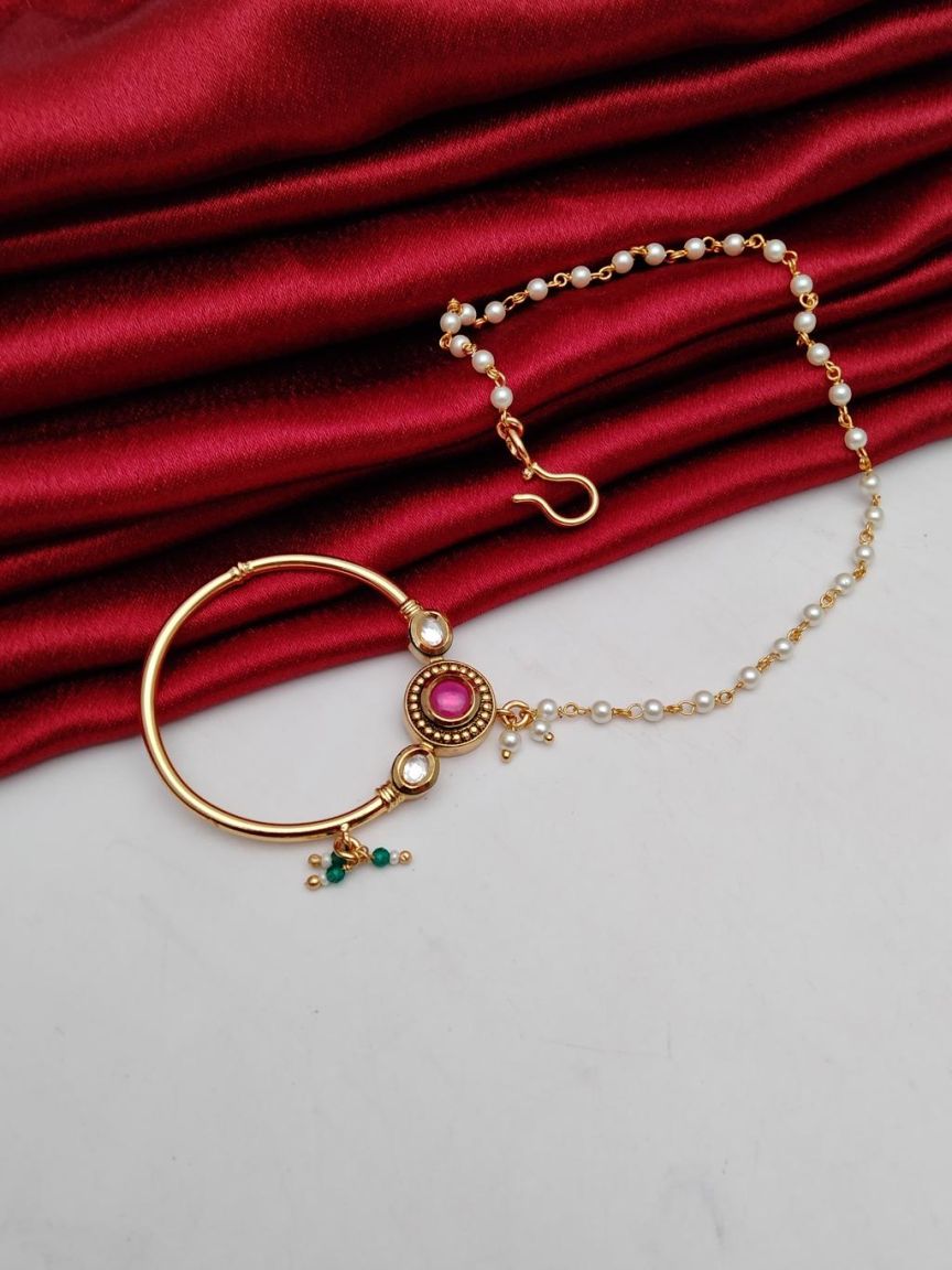 kundan-nose_ring(nath)-NRK23046RGRGD