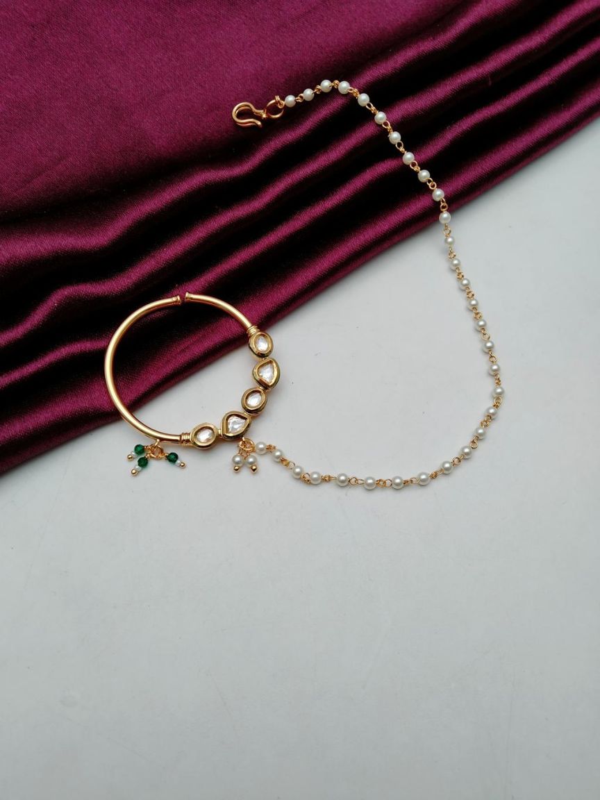 kundan-nose_ring(nath)-NRK23057GRGD