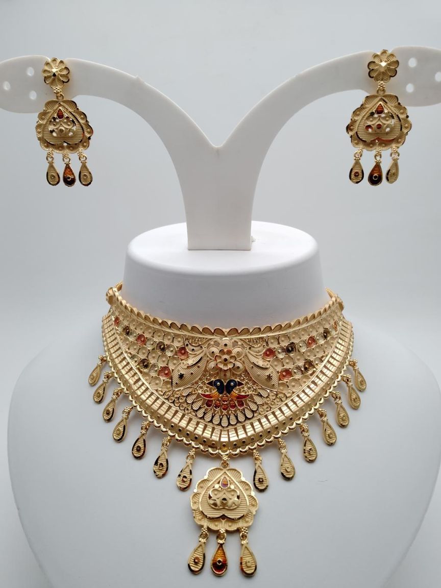 NECKLASE SET IN FORMING STYLE | DESIGN - 96097