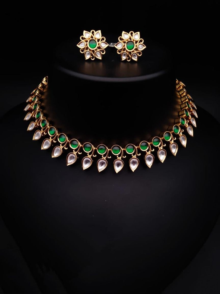kundan-necklace_set-NSK15233GRGD