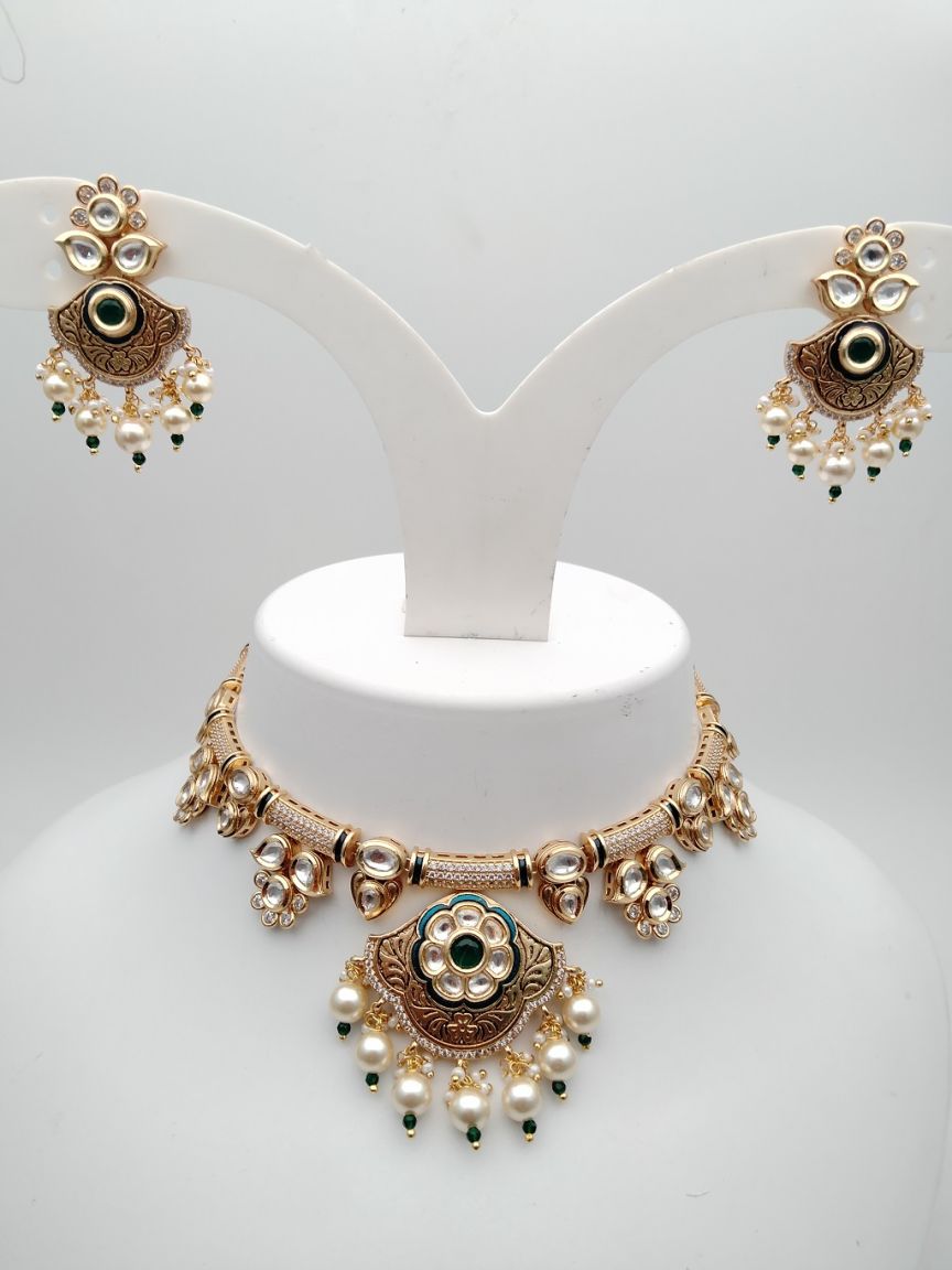 kundan-necklace_set-NSK15343GRGD