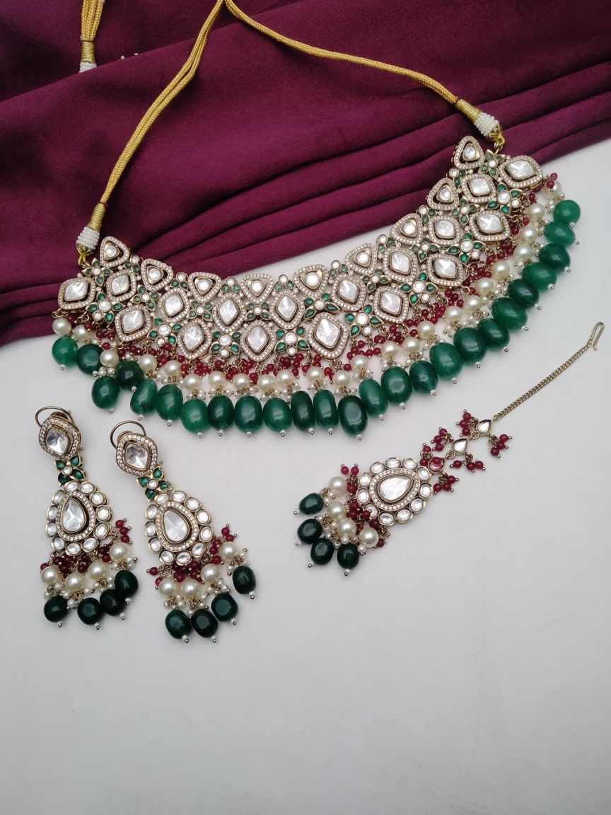 kundan-necklace_set-NSK15570GRRMH