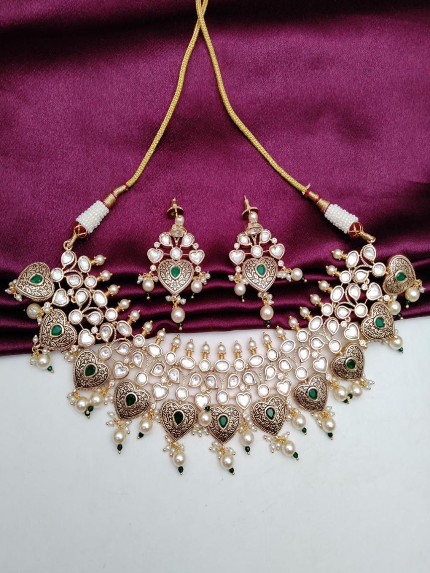 kundan-necklace_set-NSK15593GRGD