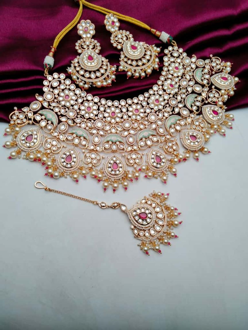 kundan-necklace_set-NSK15604MGPKGD