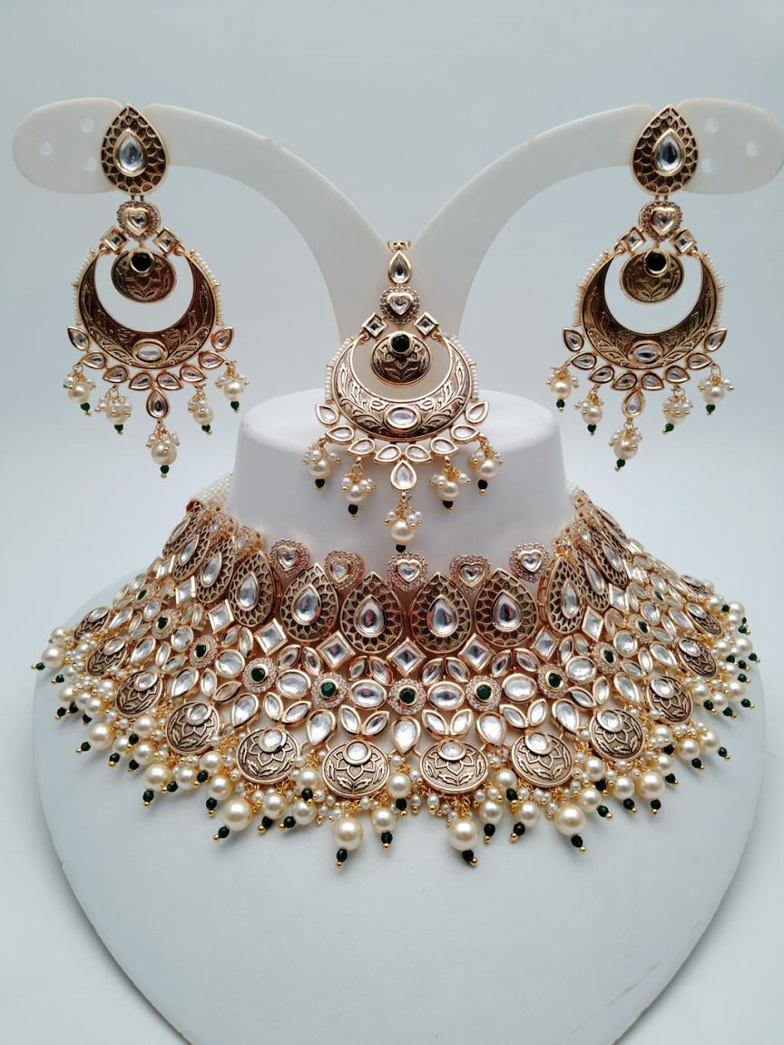 kundan-necklace_set-NSK15620GRGD