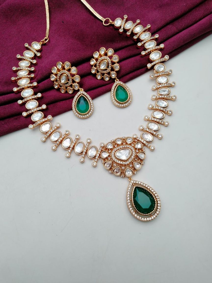 kundan-necklace_set-NSK15634GRGD
