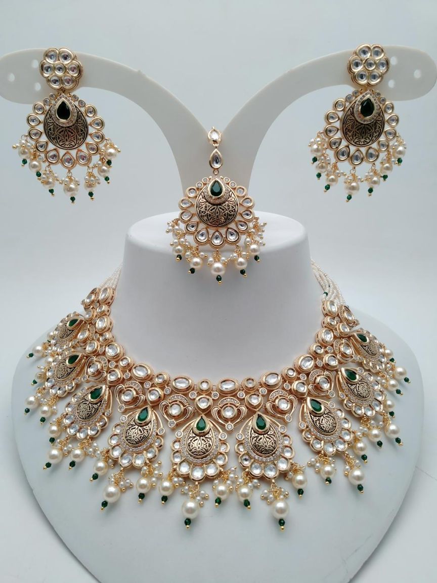 kundan-necklace_set-NSK15697GRGD