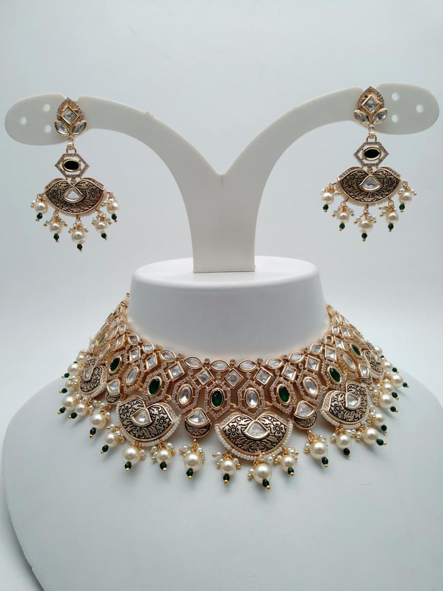 kundan-necklace_set-NSK15702GRGD