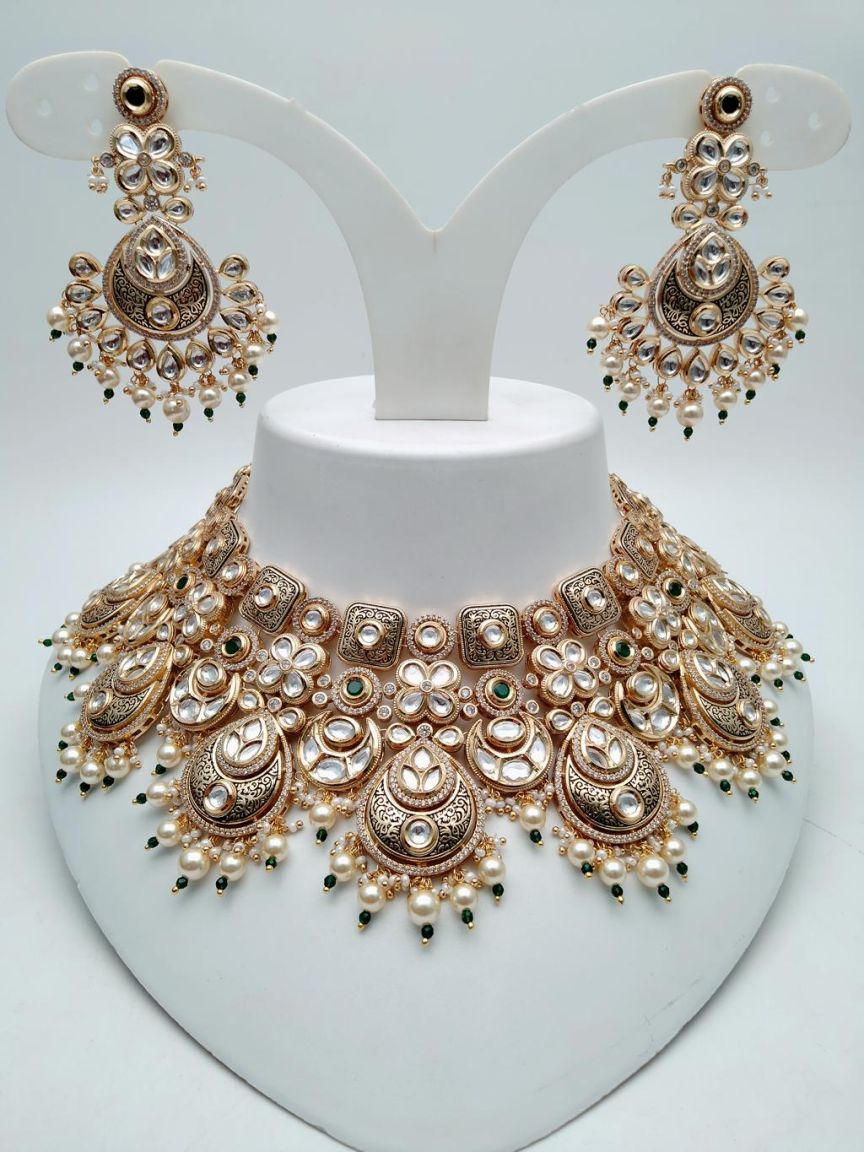 kundan-necklace_set-NSK15747GRGD