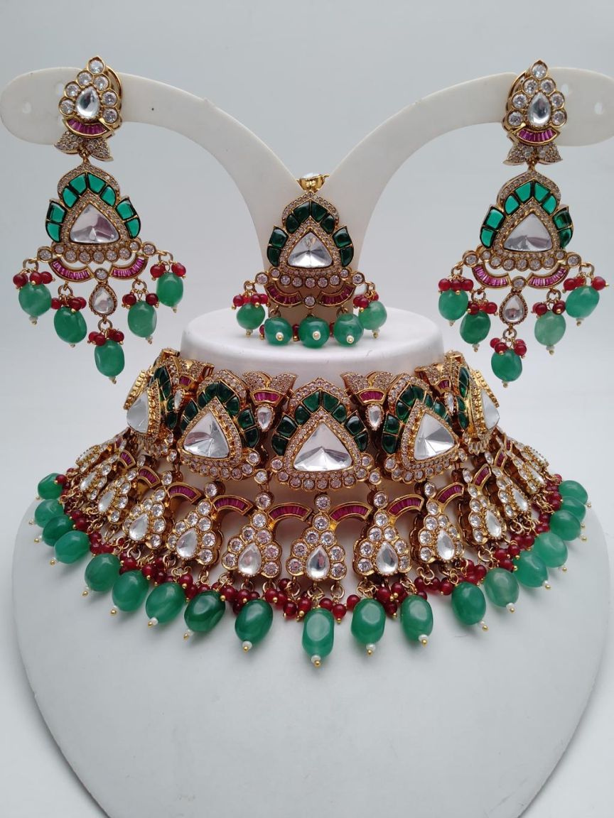 kundan-necklace_set-NSK15792GRMGRGD