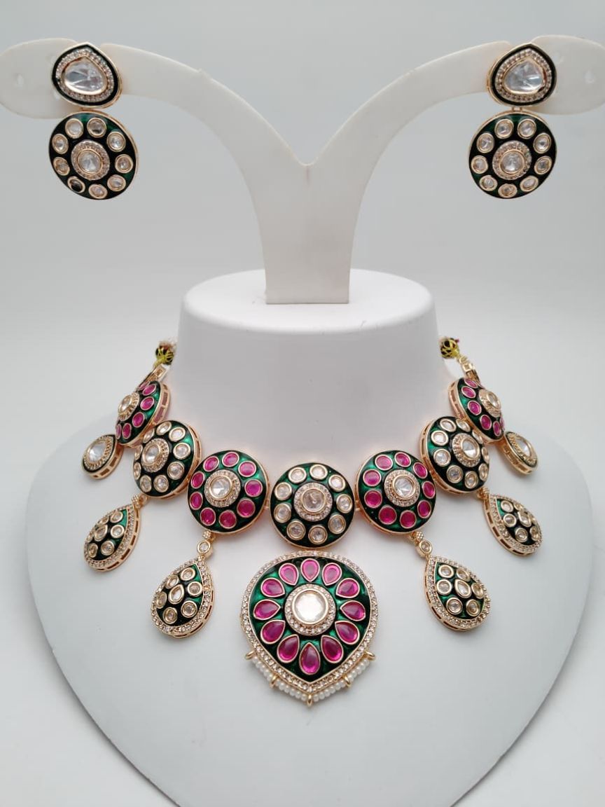 kundan-necklace_set-NSK15829RGD
