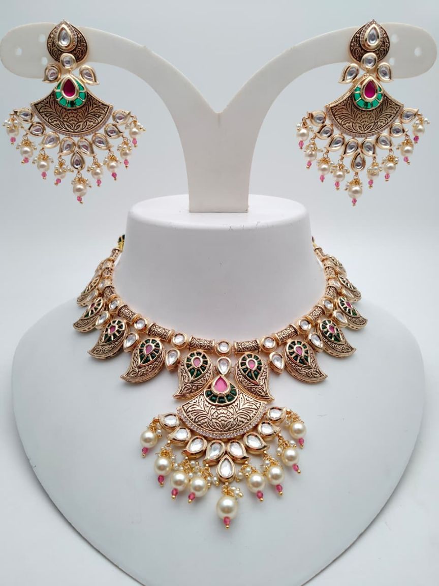 kundan-necklace_set-NSK15890RGRGD