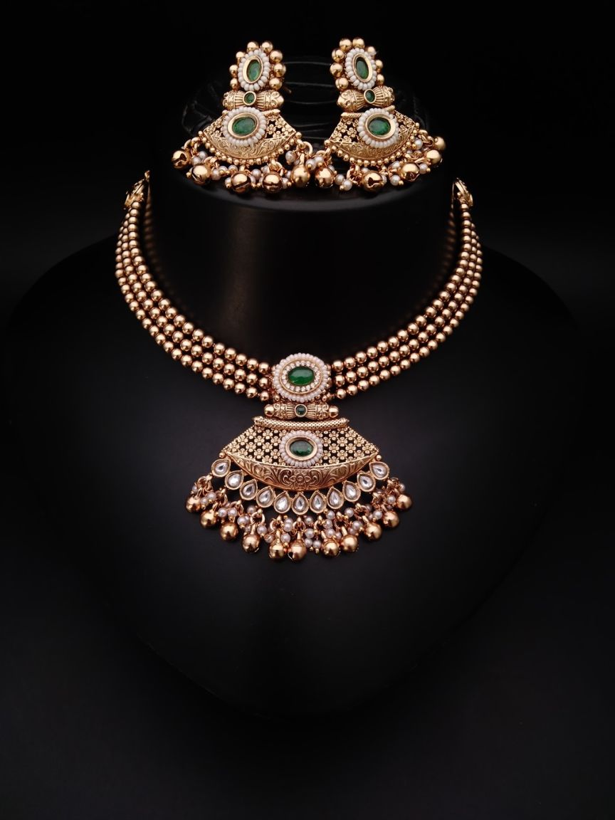 polki-necklace_set-NSP17318GRRJ