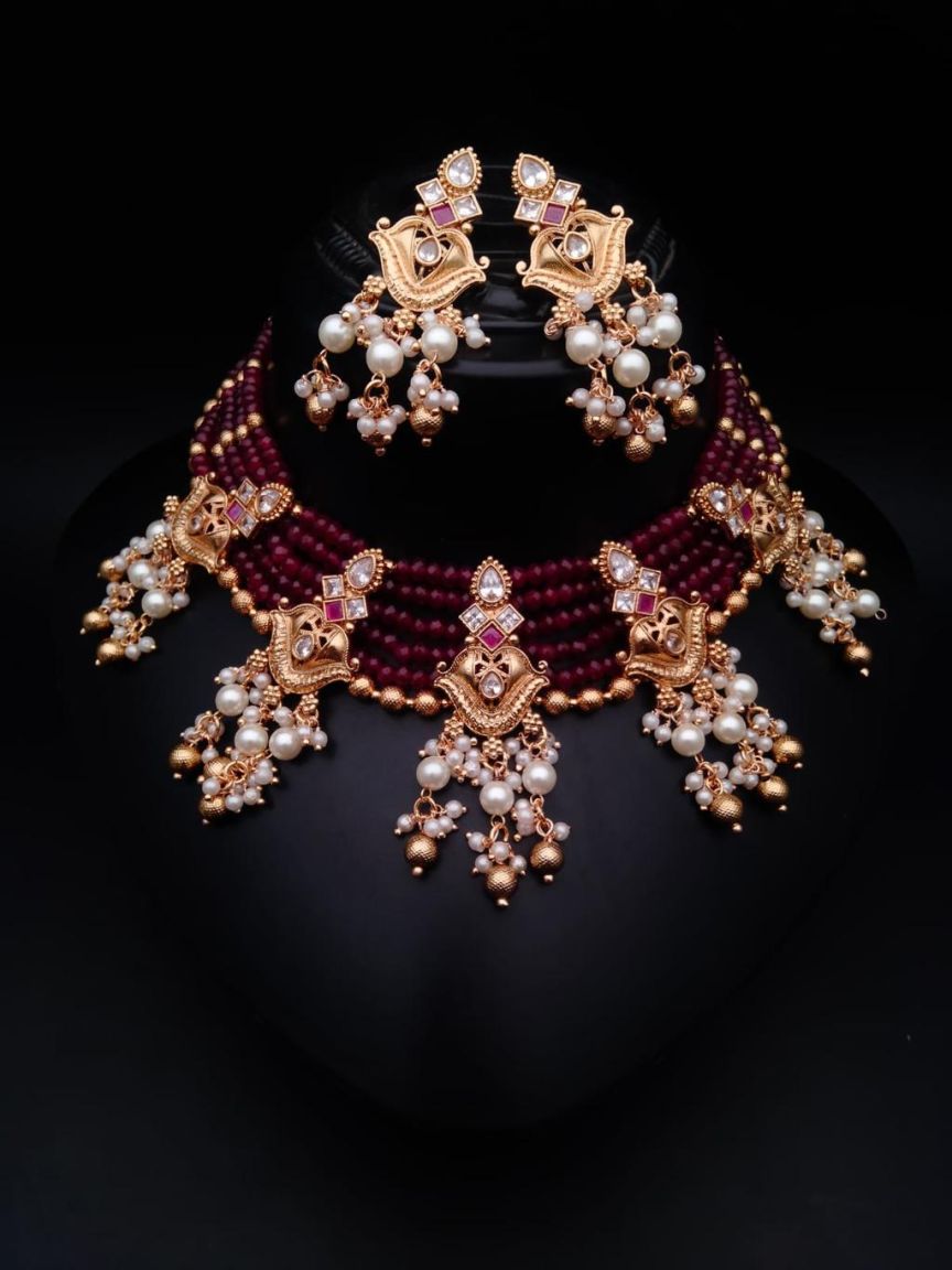 polki-necklace_set-NSP17358RRJ