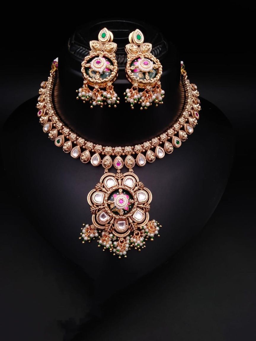 polki-necklace_set-NSP17406GRRRJ