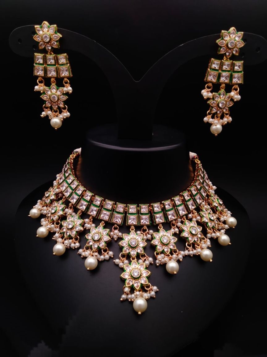 polki-necklace_set-NSP17453WGD