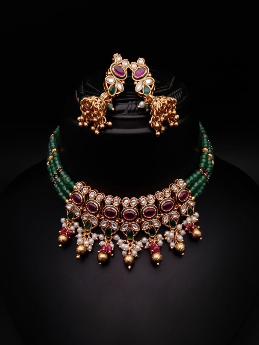 polki-necklace_set-NSP17555RGRRJ