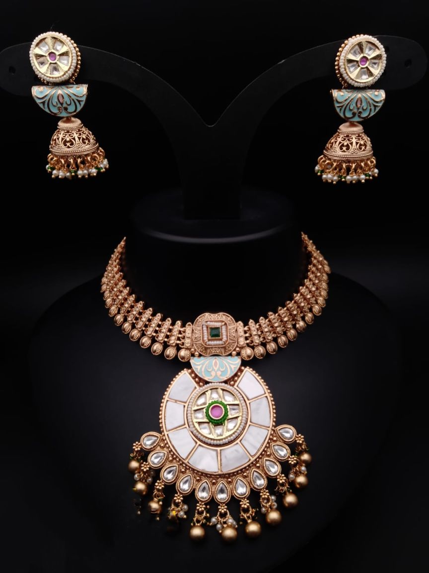 polki-necklace_set-NSP17657RGRRJ