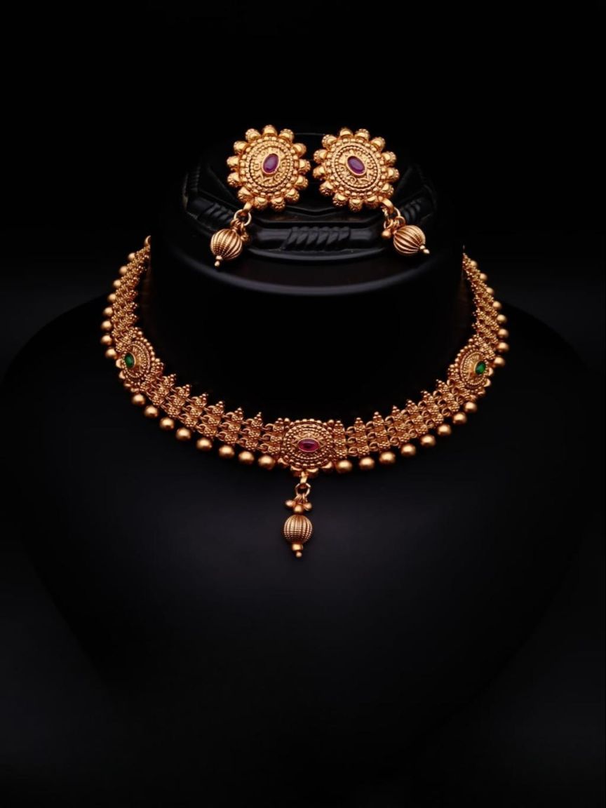 polki-necklace_set-NSP17680RGRRJ