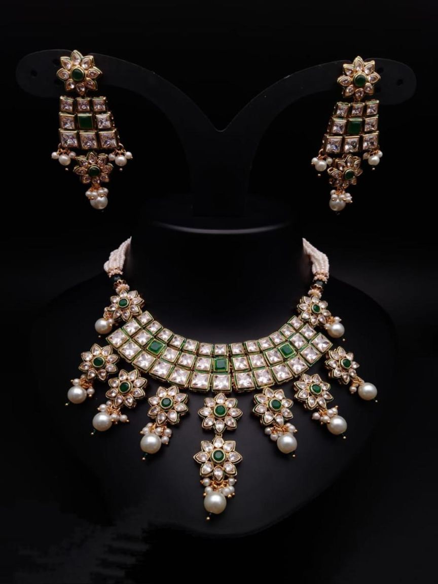 polki-necklace_set-NSP17794GRGD