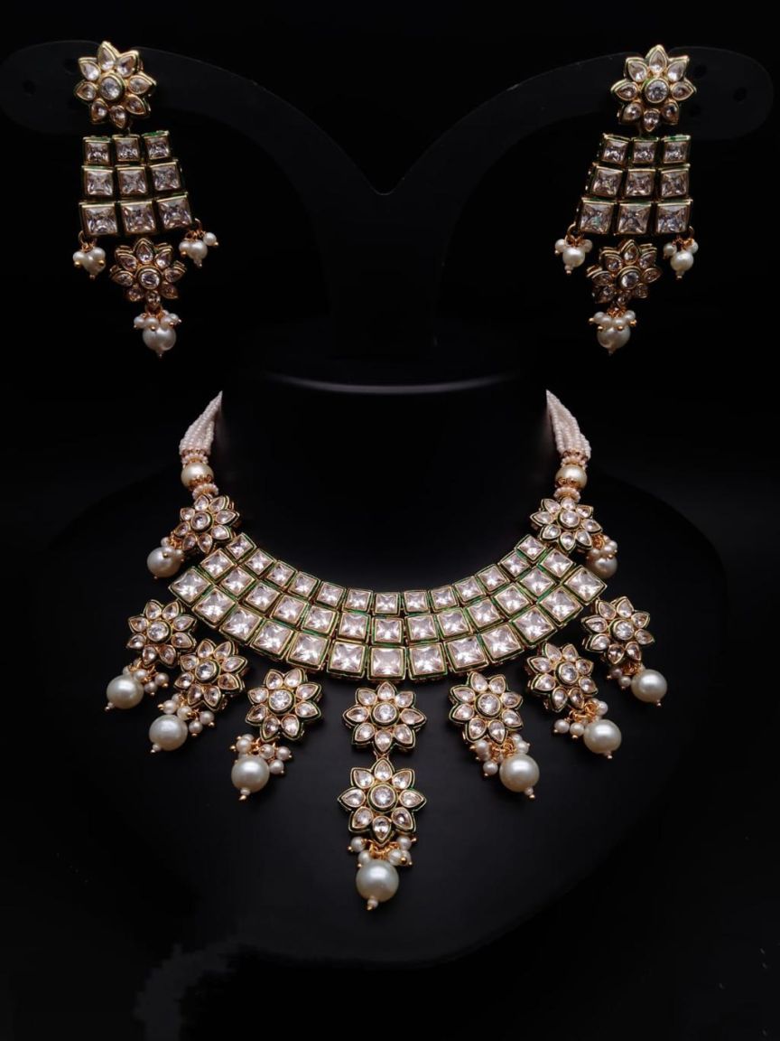 polki-necklace_set-NSP17794WGD