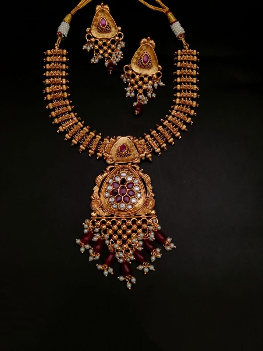 polki-necklace_set-NSP17843RRJ