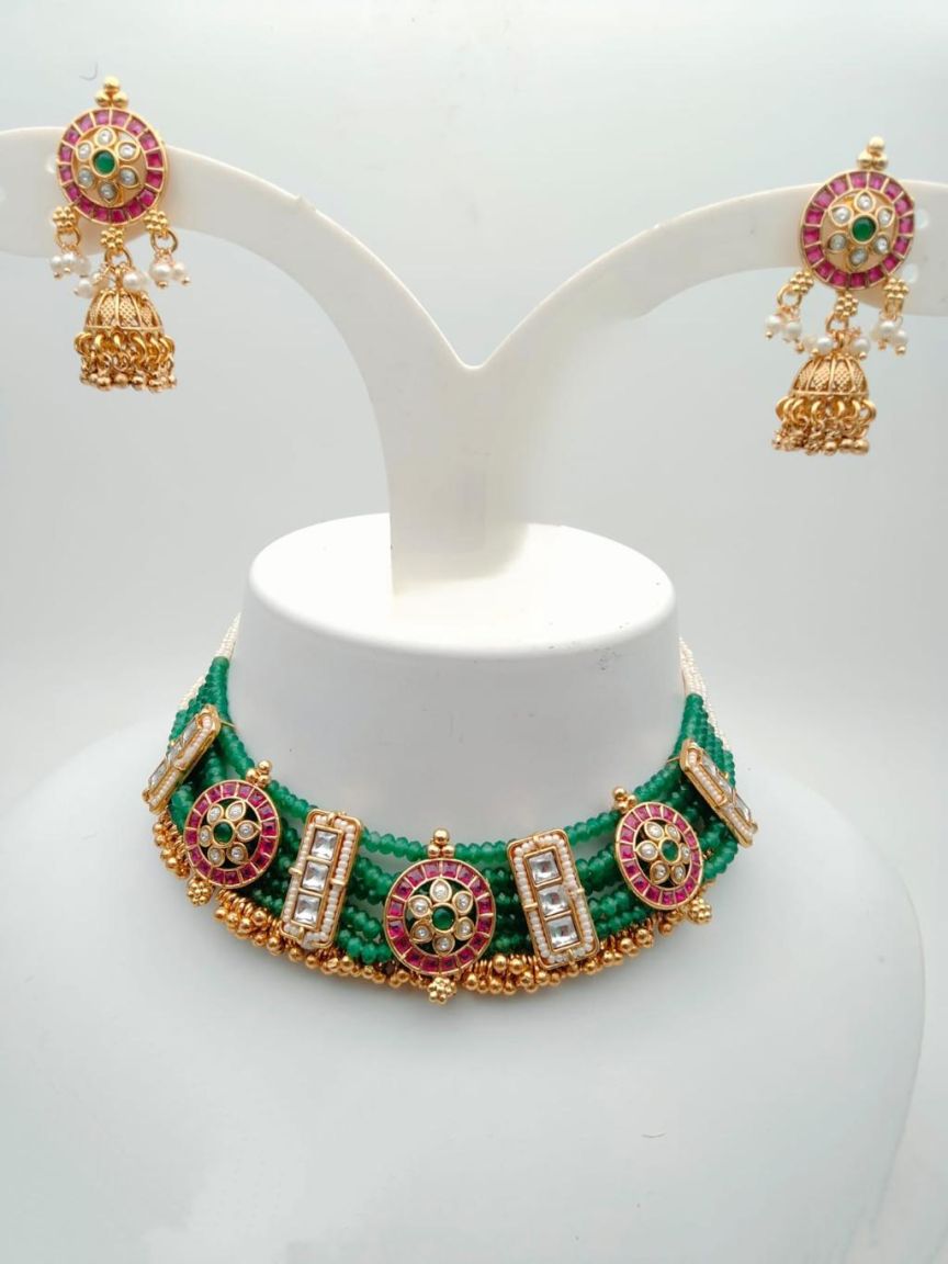 polki-necklace_set-NSP17860RGRRJ