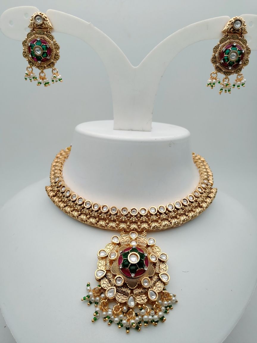 polki-necklace_set-NSP17865RGRRJ