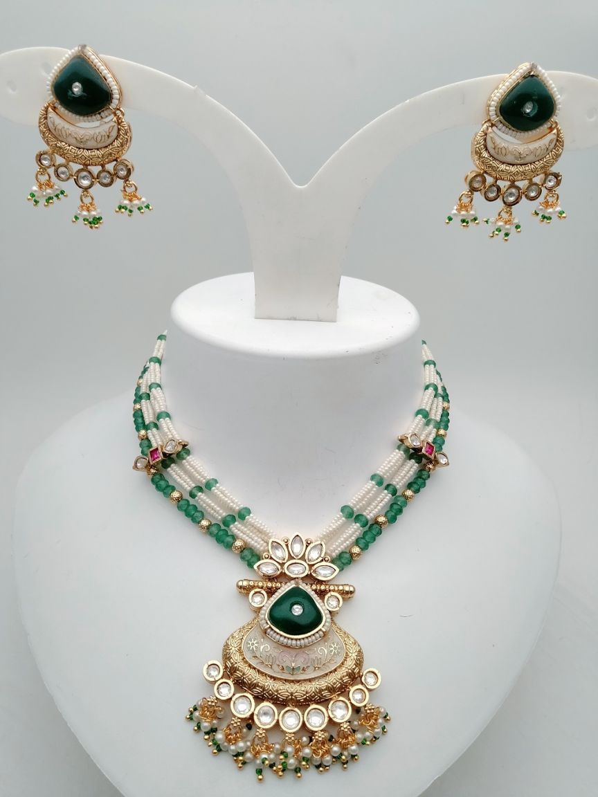 polki-necklace_set-NSP17871GRRRJ