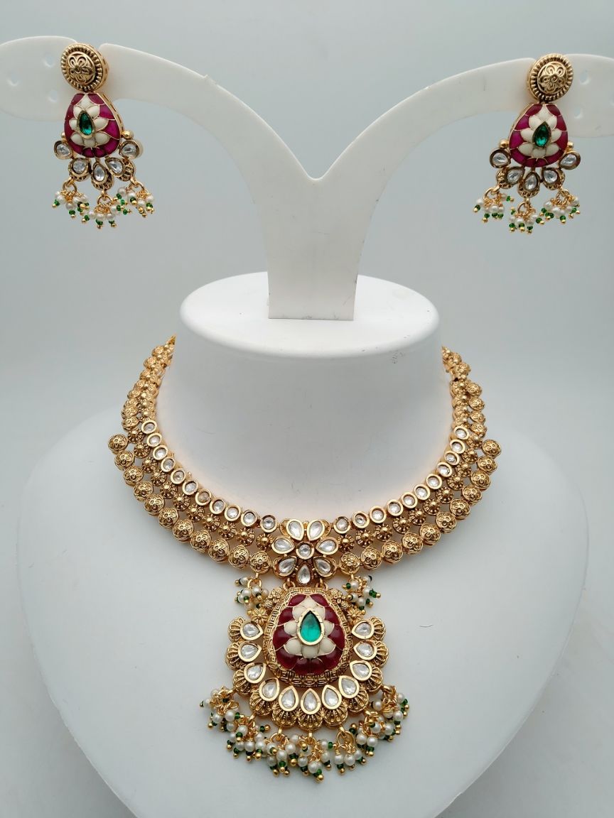 polki-necklace_set-NSP17872RWRJ