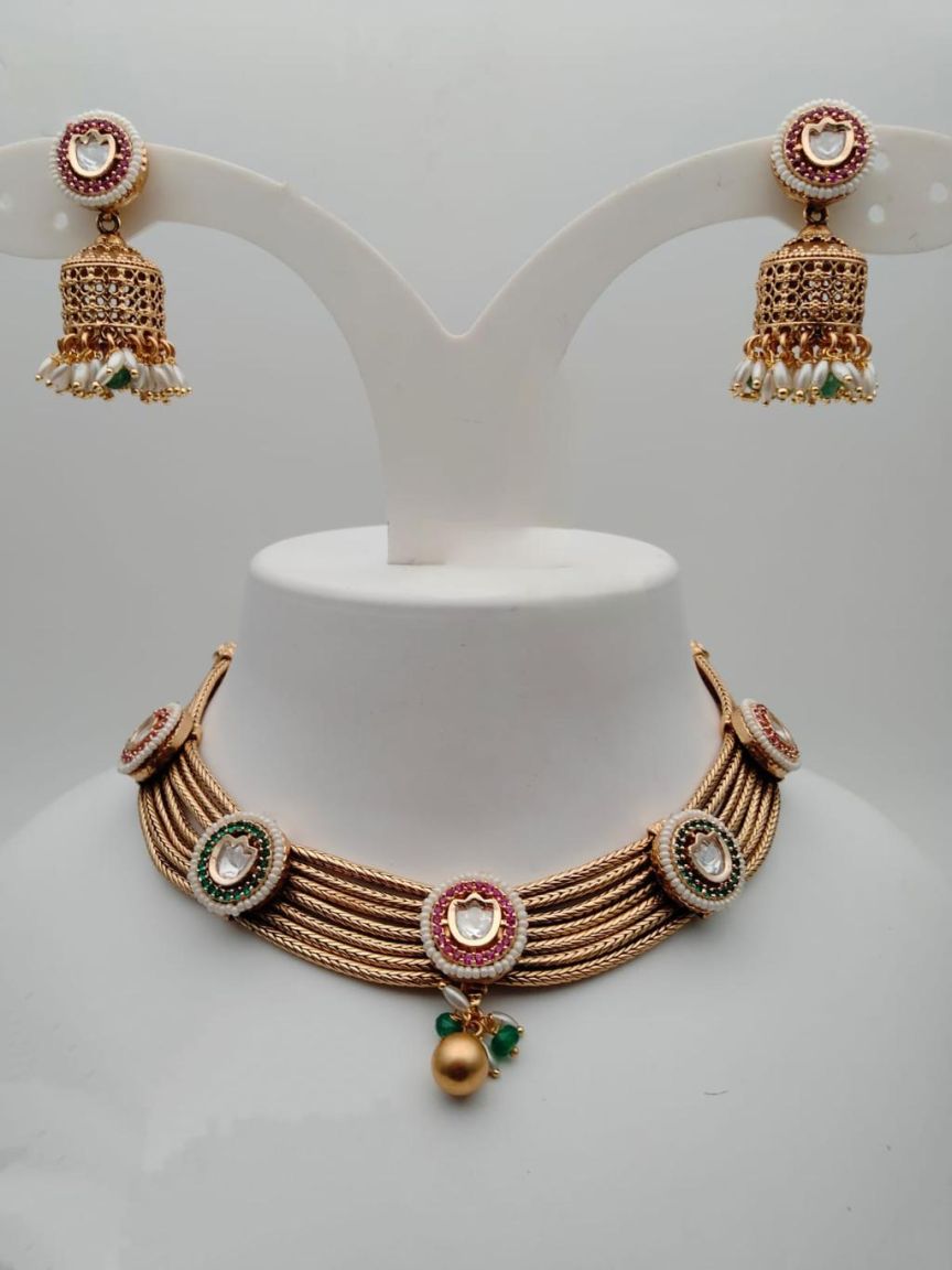 polki-necklace_set-NSP17899RGRRJ
