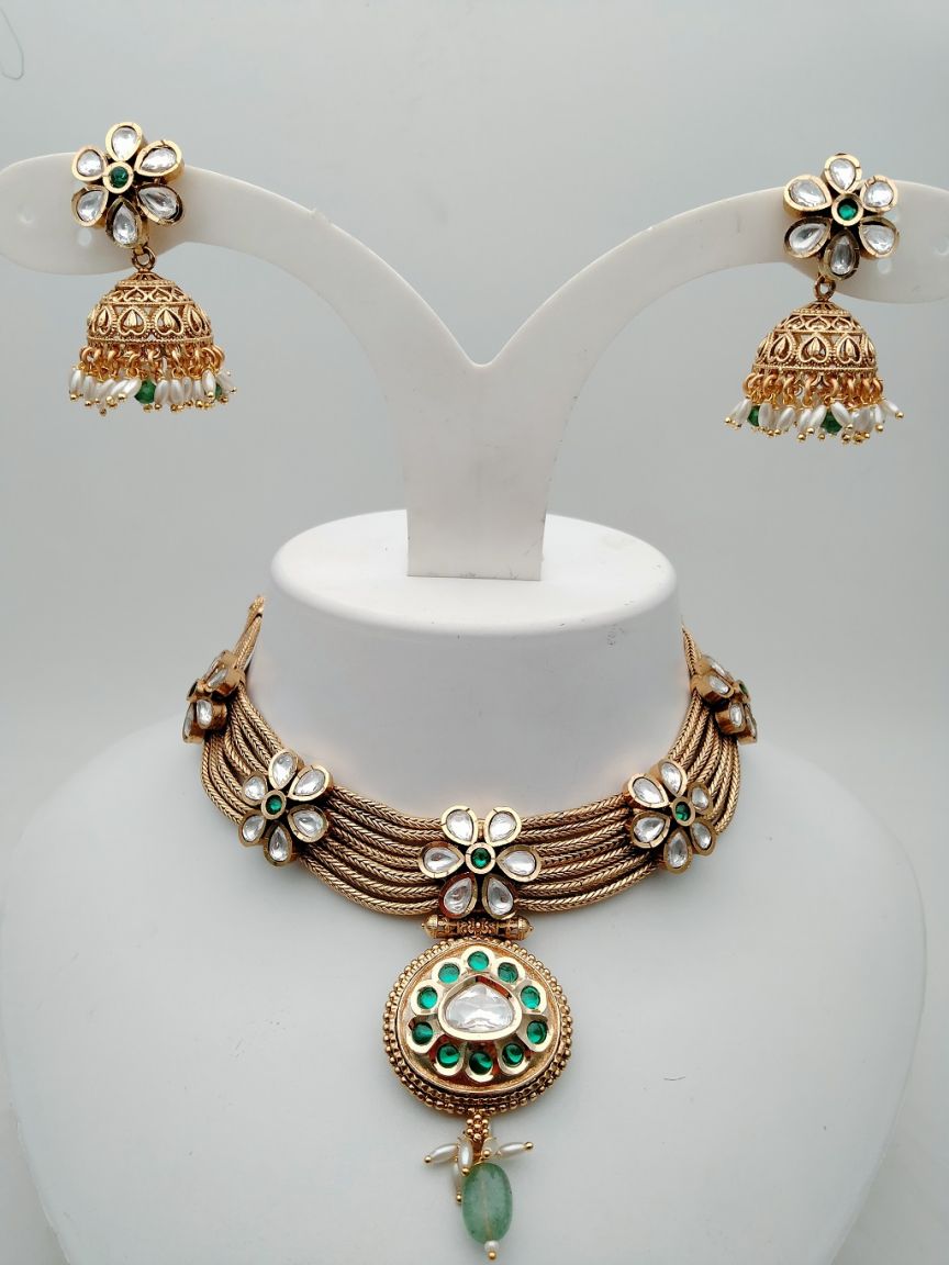 polki-necklace_set-NSP17901GRRJ