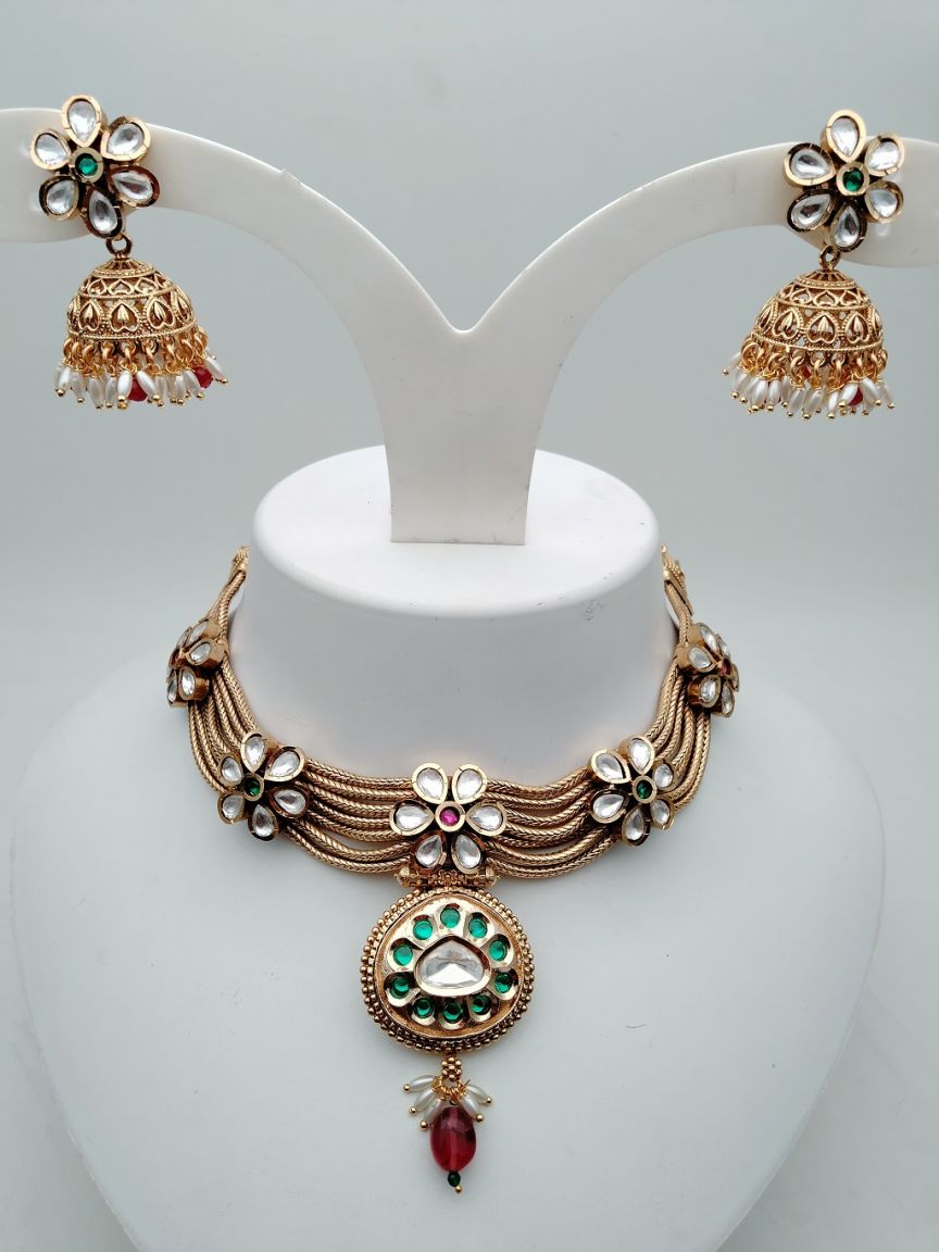 polki-necklace_set-NSP17901GRRRJ