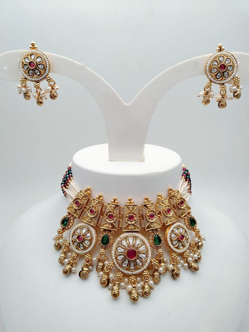 polki-necklace_set-NSP17919RGRRJ