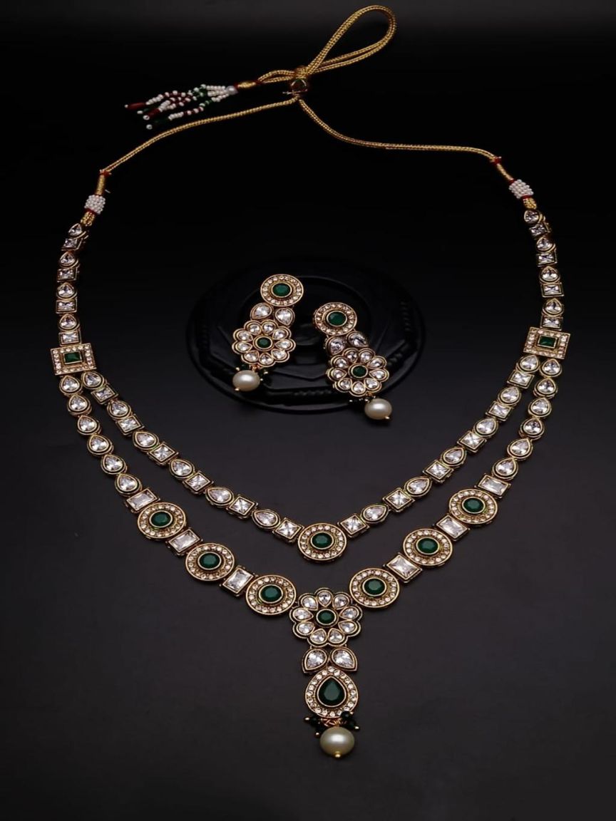 polki-necklace_set-NSP17936GRGD
