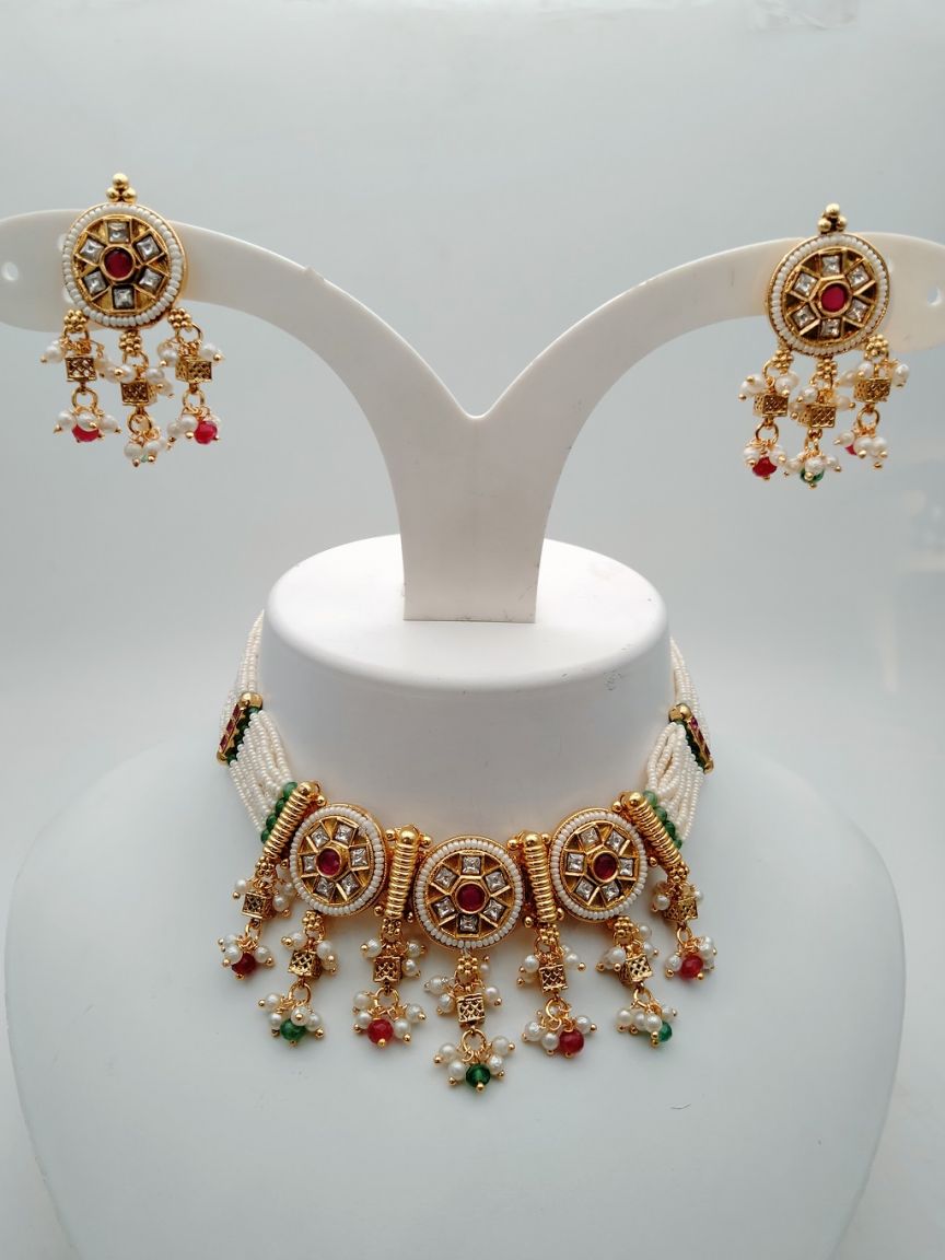 polki-necklace_set-NSP17954RGRRJ
