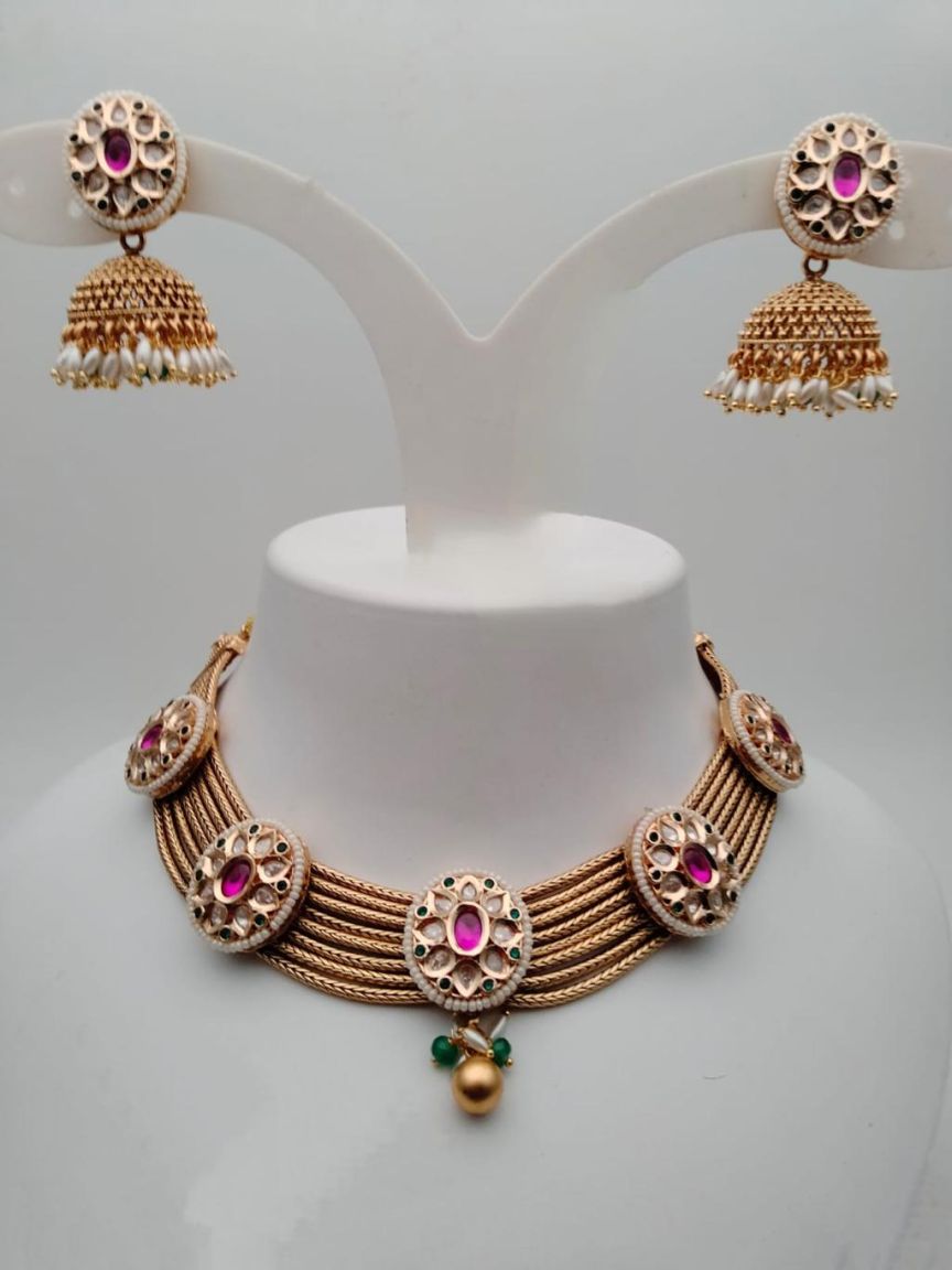 polki-necklace_set-NSP17967GRRRJ
