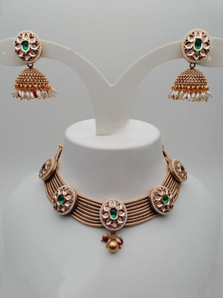 polki-necklace_set-NSP17967RGRRJ