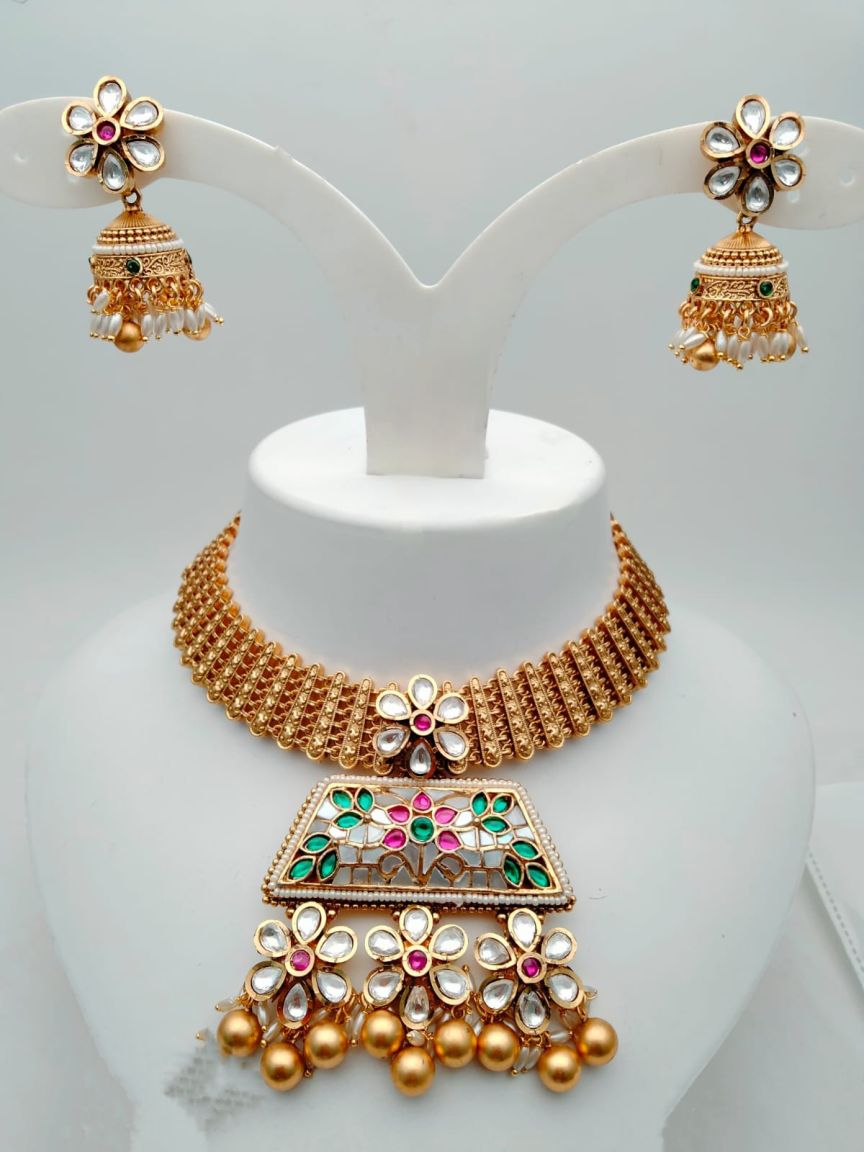 polki-necklace_set-NSP17968RGRRJ