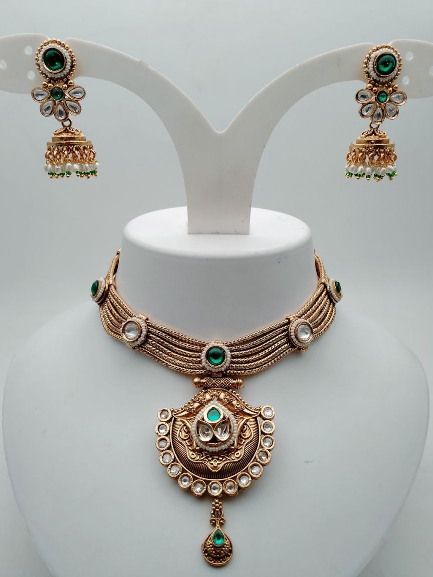 polki-necklace_set-NSP17970GRRJ